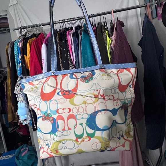 Vintage Coach Tote bag - charms not included - Picture 3 of 4